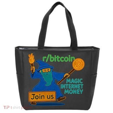 Bitcoin Wizard Magic Internet Money Tote Bag