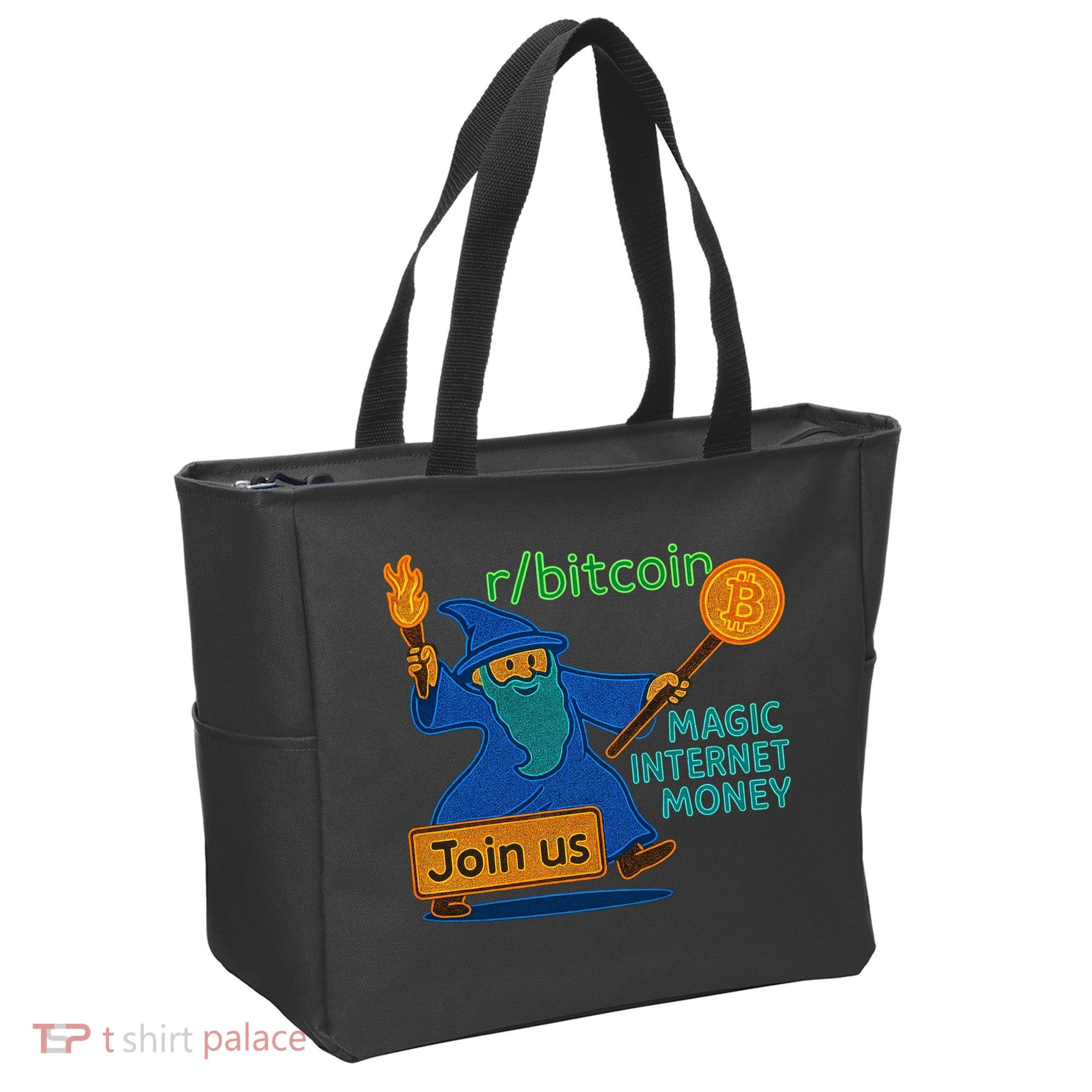 Bitcoin Wizard Magic Internet Money Tote Bag
