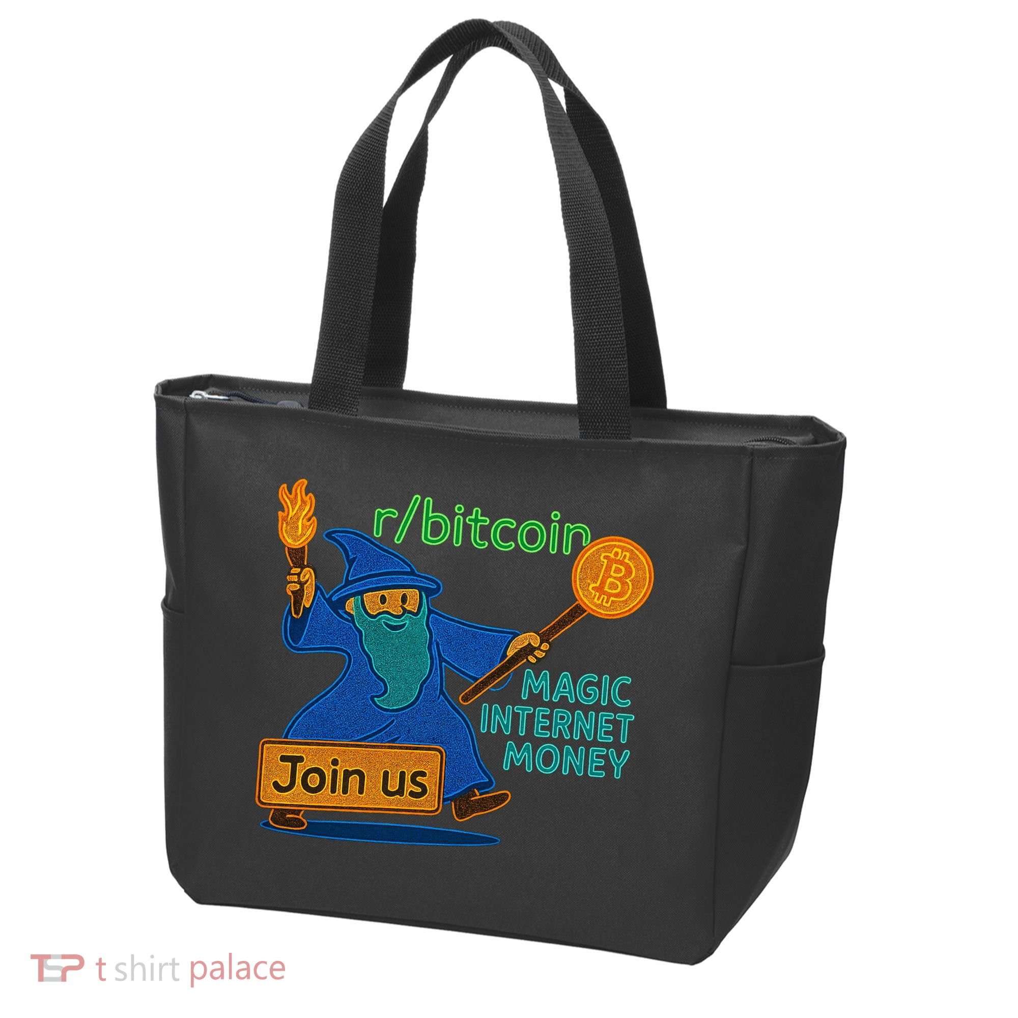 Bitcoin Wizard Magic Internet Money Tote Bag
