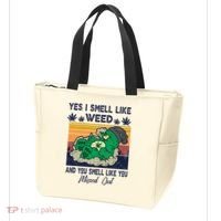 Bear Weed Marijuana 420 Smoker Yes I Smell Like Weed Tote Bag thumb 3