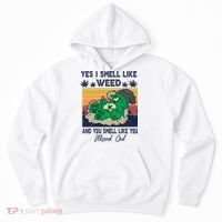 Bear Weed Marijuana 420 Smoker Yes I Smell Like Weed Hoodie thumb 0