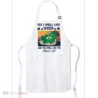 Bear Weed Marijuana 420 Smoker Yes I Smell Like Weed Apron thumb 0