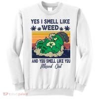 Bear Weed Marijuana 420 Smoker Yes I Smell Like Weed Sweatshirt thumb 0