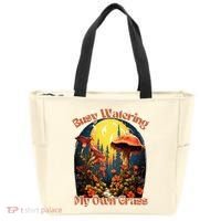 Busy Watering My Own Grass Mind Your Own Self Grow Business Tote Bag thumb 0
