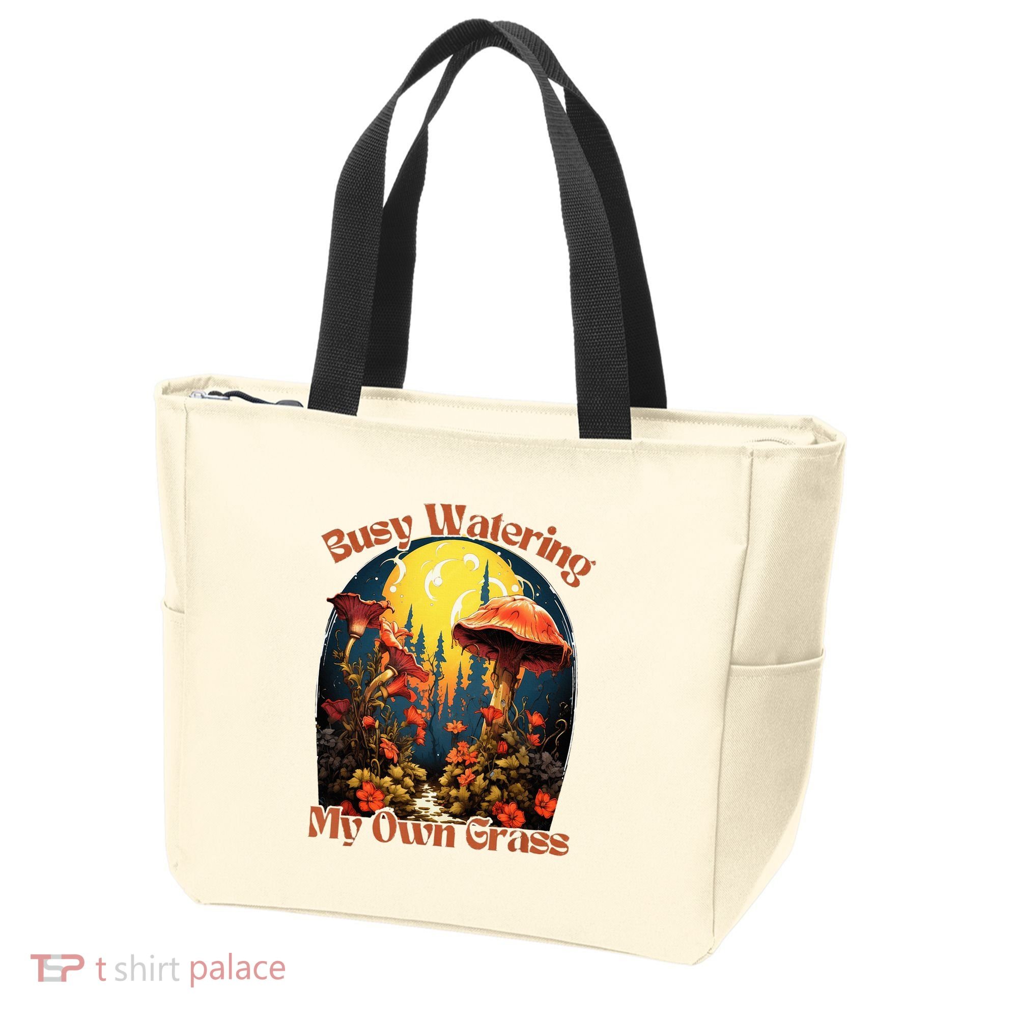 Busy Watering My Own Grass Mind Your Own Self Grow Business Tote Bag