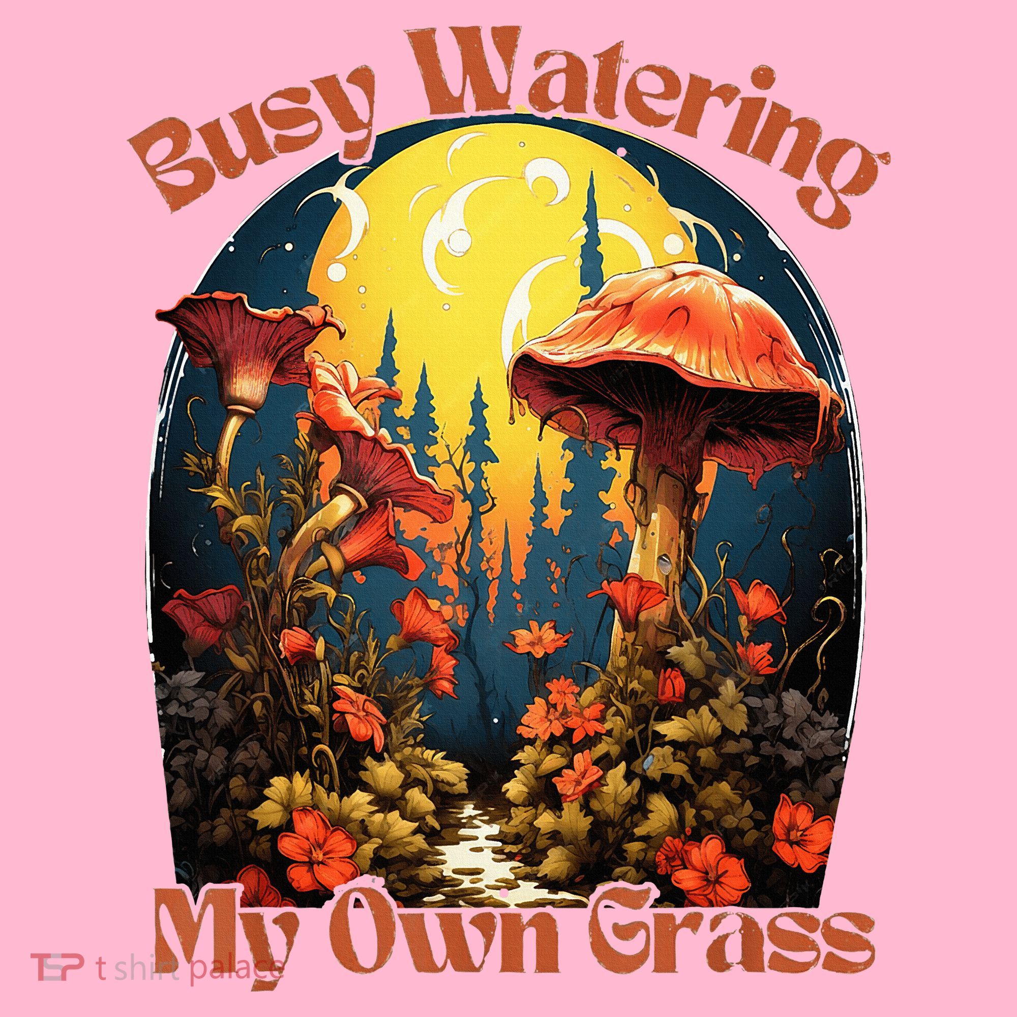 Busy Watering My Own Grass Mind Your Own Self Grow Business Coaster