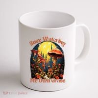 Busy Watering My Own Grass Mind Your Own Self Grow Business Coffee Mug thumb 1
