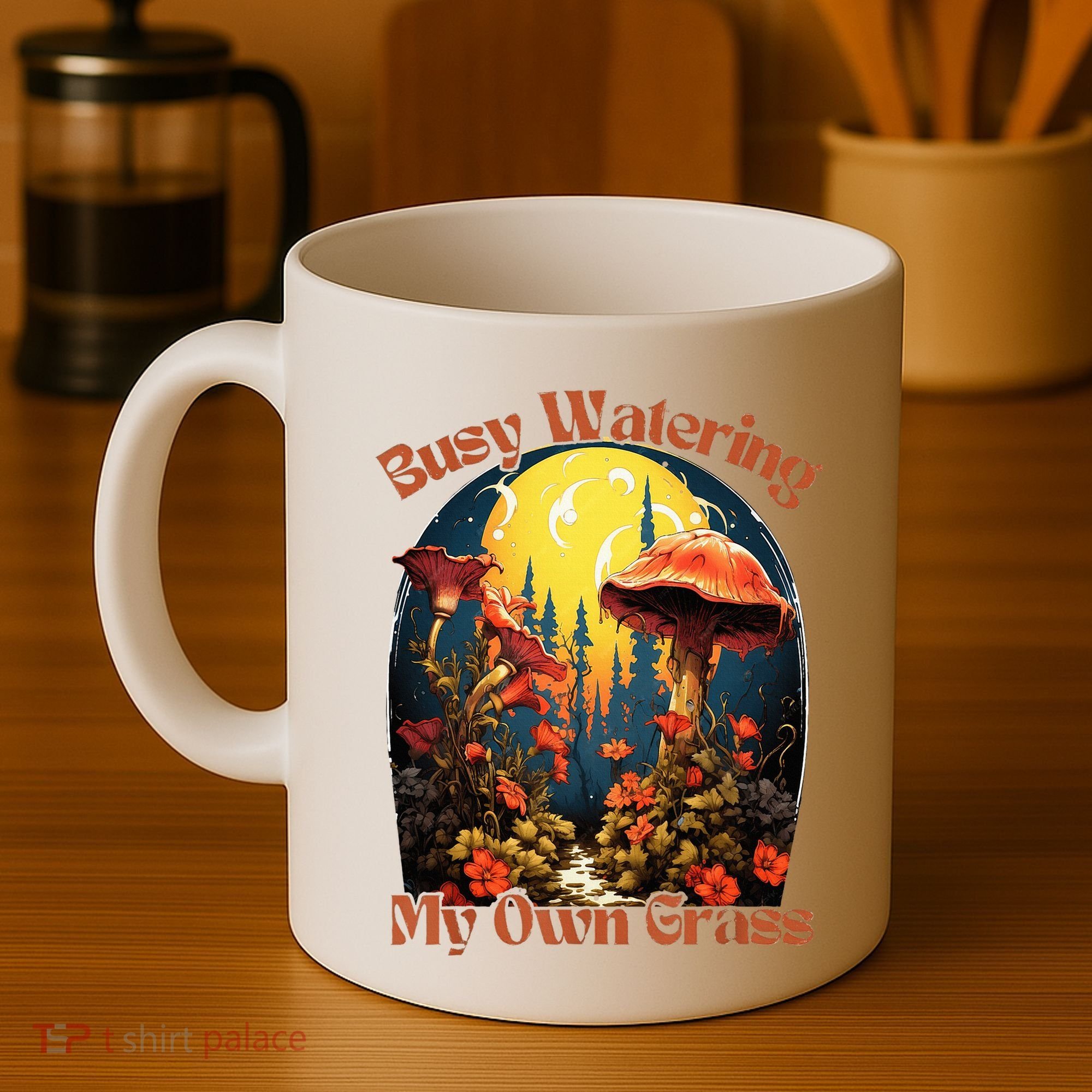 Busy Watering My Own Grass Mind Your Own Self Grow Business Coffee Mug