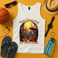 Busy Watering My Own Grass Mind Your Own Self Grow Business Tank Top thumb 4