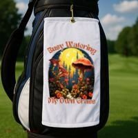 Busy Watering My Own Grass Mind Your Own Self Grow Business Golf Towel thumb 2