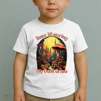 Busy Watering My Own Grass Mind Your Own Self Grow Business Toddler T-Shirt thumb 2