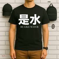 Be Water M Friend Shaolin Dragon Lee Quote Kung Fu T-Shirt thumb 6