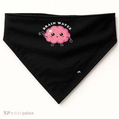 Brain Waves Neurology Surgical Technologist Scrub Tech USA-Made Doggie Bandana