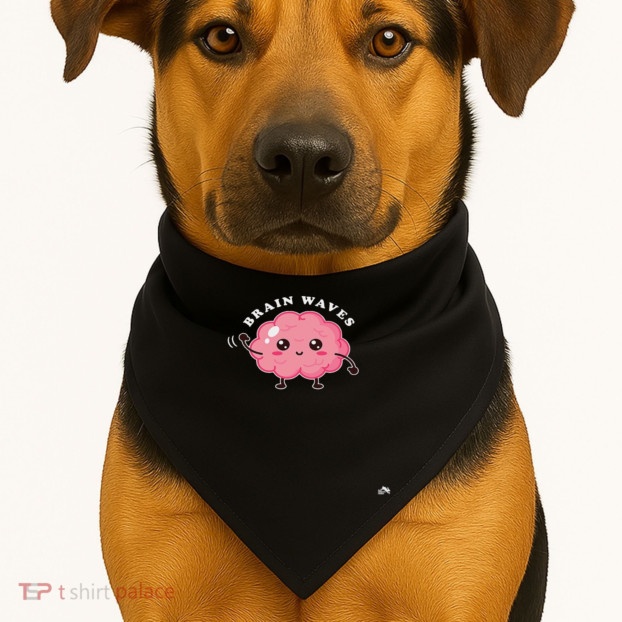 Brain Waves Neurology Surgical Technologist Scrub Tech USA-Made Doggie Bandana