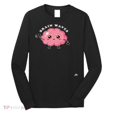 Brain Waves Neurology Surgical Technologist Scrub Tech Long Sleeve Shirt