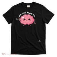 Brain Waves Neurology Surgical Technologist Scrub Tech T-Shirt thumb 0