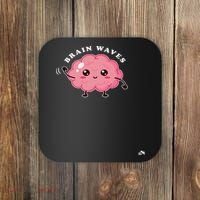 Brain Waves Neurology Surgical Technologist Scrub Tech Coaster thumb 0