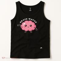 Brain Waves Neurology Surgical Technologist Scrub Tech Tank Top thumb 2