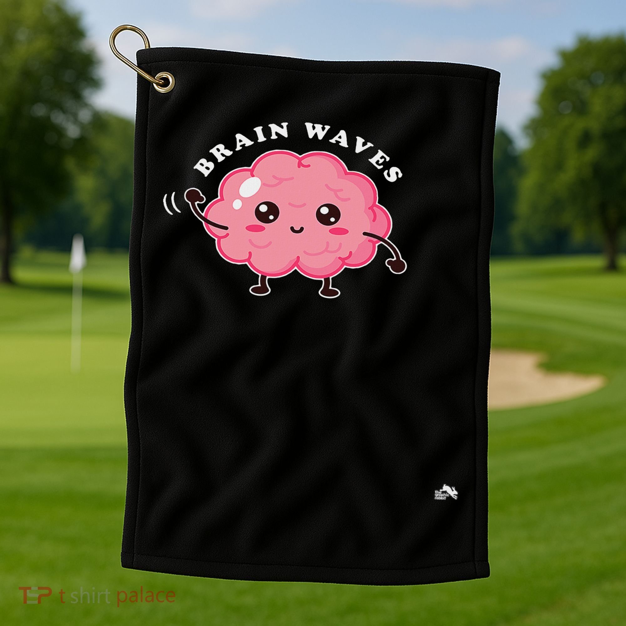 Brain Waves Neurology Surgical Technologist Scrub Tech Golf Towel