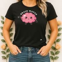 Brain Waves Neurology Surgical Technologist Scrub Tech Women's T-Shirt thumb 2