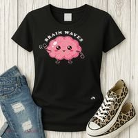 Brain Waves Neurology Surgical Technologist Scrub Tech Women's T-Shirt thumb 3