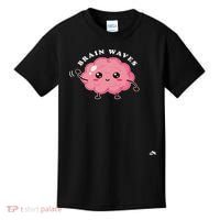 Brain Waves Neurology Surgical Technologist Scrub Tech Kids T-Shirt thumb 0
