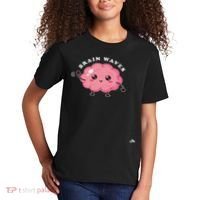 Brain Waves Neurology Surgical Technologist Scrub Tech Kids T-Shirt thumb 2