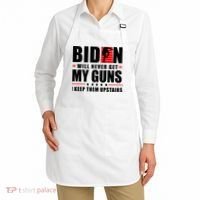 Biden Will Never Get My Guns I Keep Them Upstairs Funny Apron thumb 2