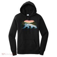 Bear Wildlife Nature River National Park Sunset  Women's Hoodie thumb 0