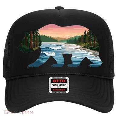 Bear Wildlife Nature River National Park Sunset  Hat