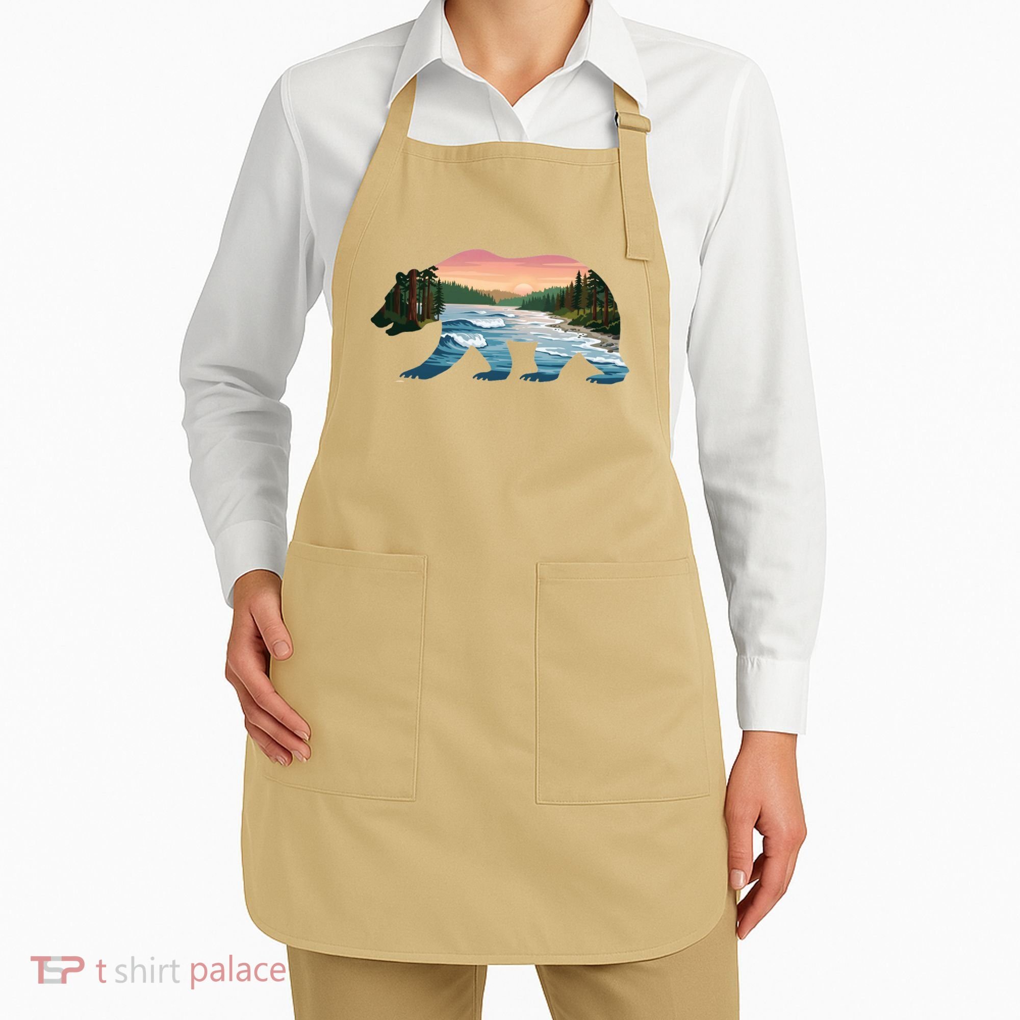 Bear Wildlife Nature River National Park Sunset  Apron