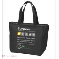 Burpees Would Not Recommend Men Women Gift Funny Workout Tote Bag thumb 3