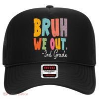 Bruh We Out 3rd Grade Last Day Of School Teacher Student Hat thumb 0