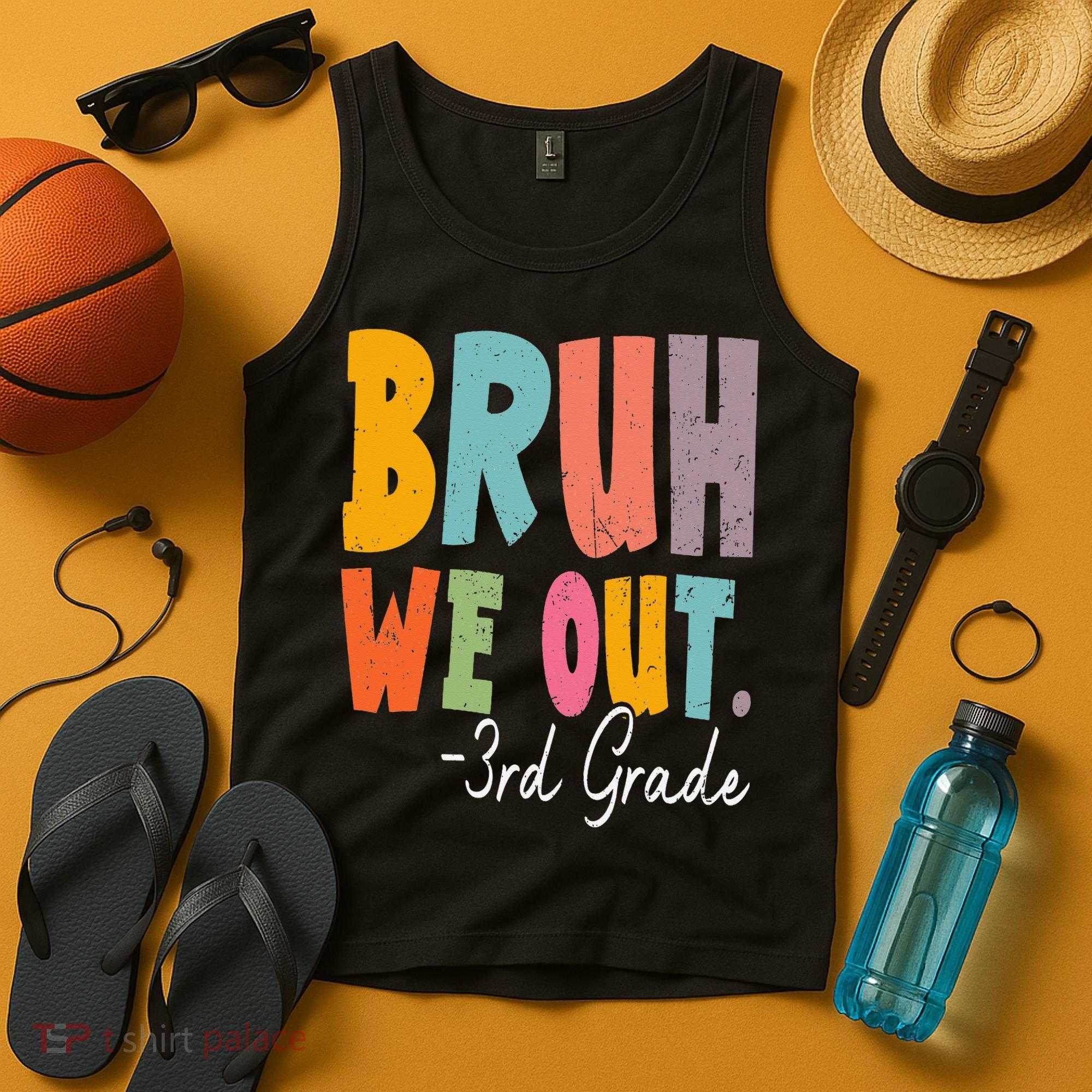 Bruh We Out 3rd Grade Last Day Of School Teacher Student Tank Top