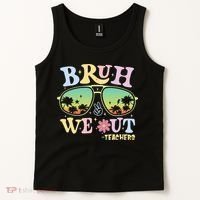 Bruh We Out Teachers Tank Top thumb 2