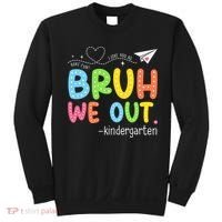 Bruh We Out Kindergarten End Of School Year Summer Break Sweatshirt thumb 0