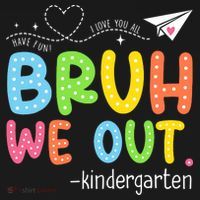 Bruh We Out Kindergarten End Of School Year Summer Break Women's Tank Top thumb 5