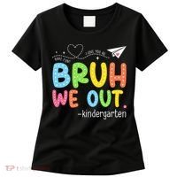Bruh We Out Kindergarten End Of School Year Summer Break Women's T-Shirt thumb 0