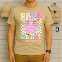 Bruh We Out Happy Last Day Of School Teacher Girl Summer T-Shirt thumb 6