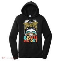Bruh We Out Coquette Bow Happy Last Day Of School Summer Women's Hoodie thumb 0