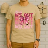 Bruh We Out Happy Last Day Of School Coquette Bow Summer T-Shirt thumb 6