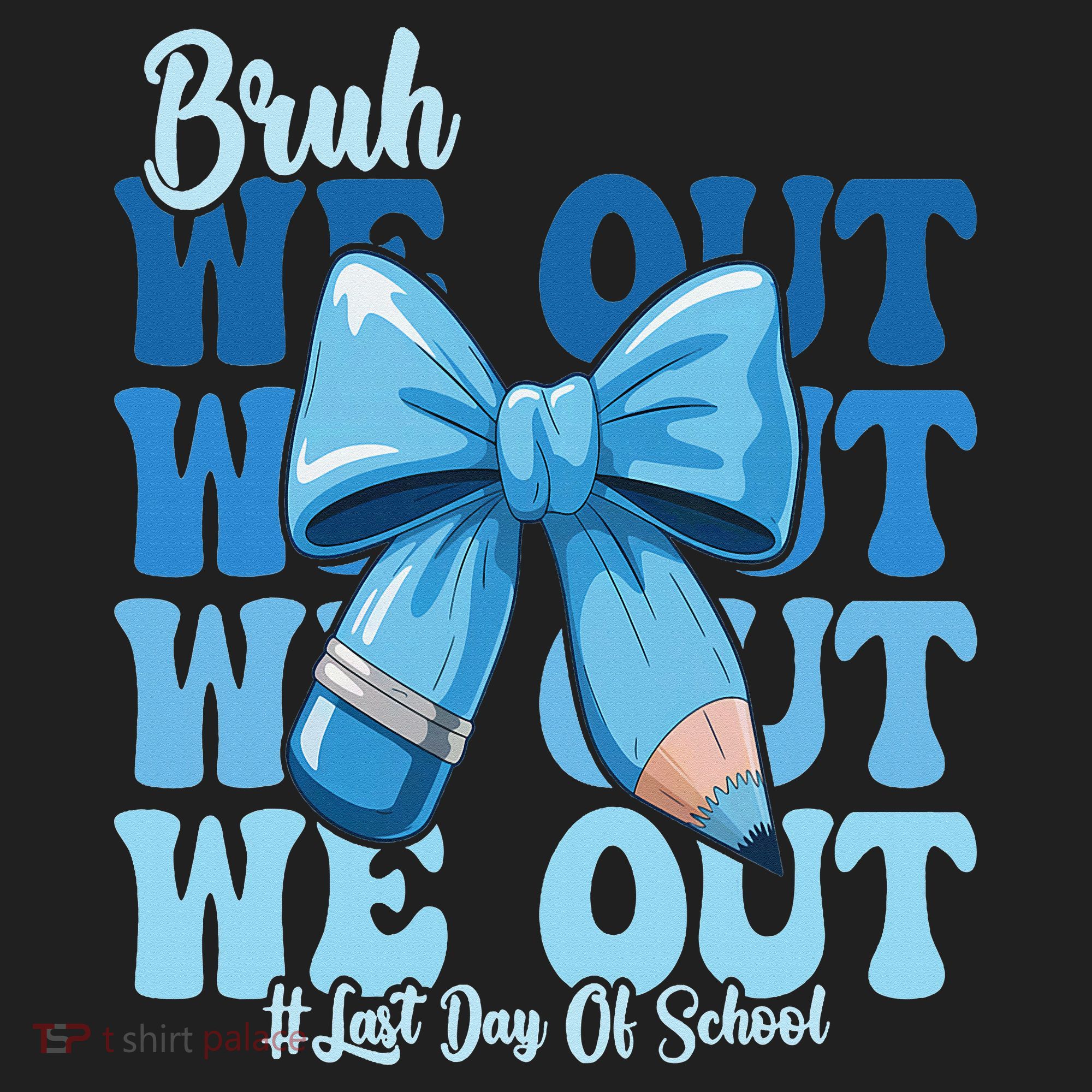 Bruh We Out Coquette Bow Happy Last Day Of School Beanie