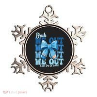 Bruh We Out Coquette Bow Happy Last Day Of School Ornament thumb 0