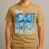 Bruh We Out Coquette Bow Happy Last Day Of School T-Shirt thumb 3