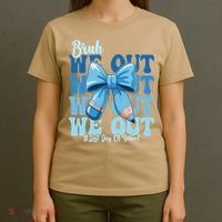 Bruh We Out Coquette Bow Happy Last Day Of School T-Shirt thumb 4