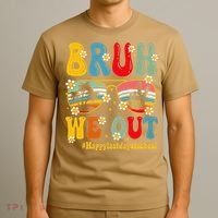 Bruh We Out Happy Last Day Of School Teacher Student Summer T-Shirt thumb 3