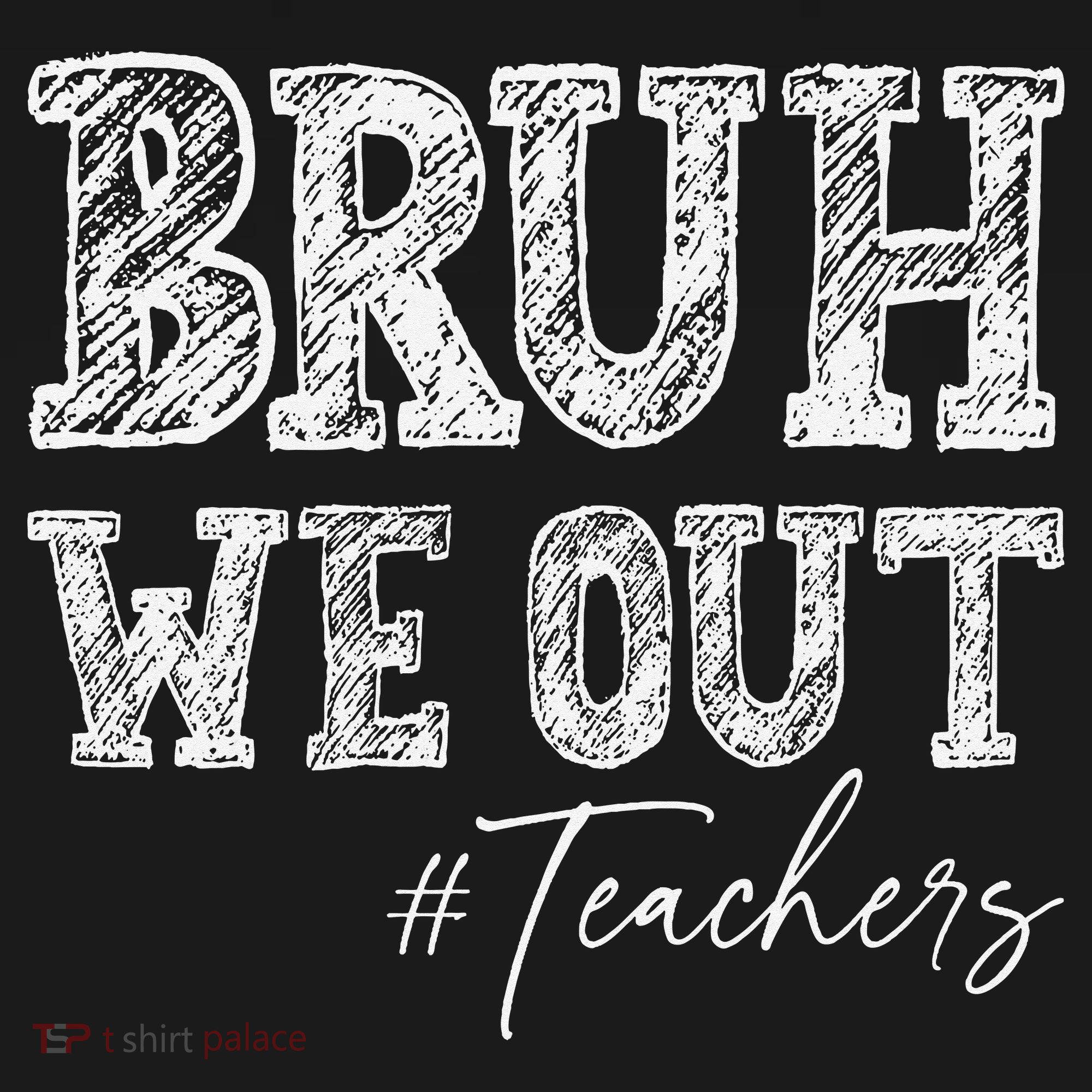 Bruh We Out Teachers Graduation Summer Women's Hoodie