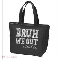 Bruh We Out Teachers Graduation Summer Tote Bag thumb 3