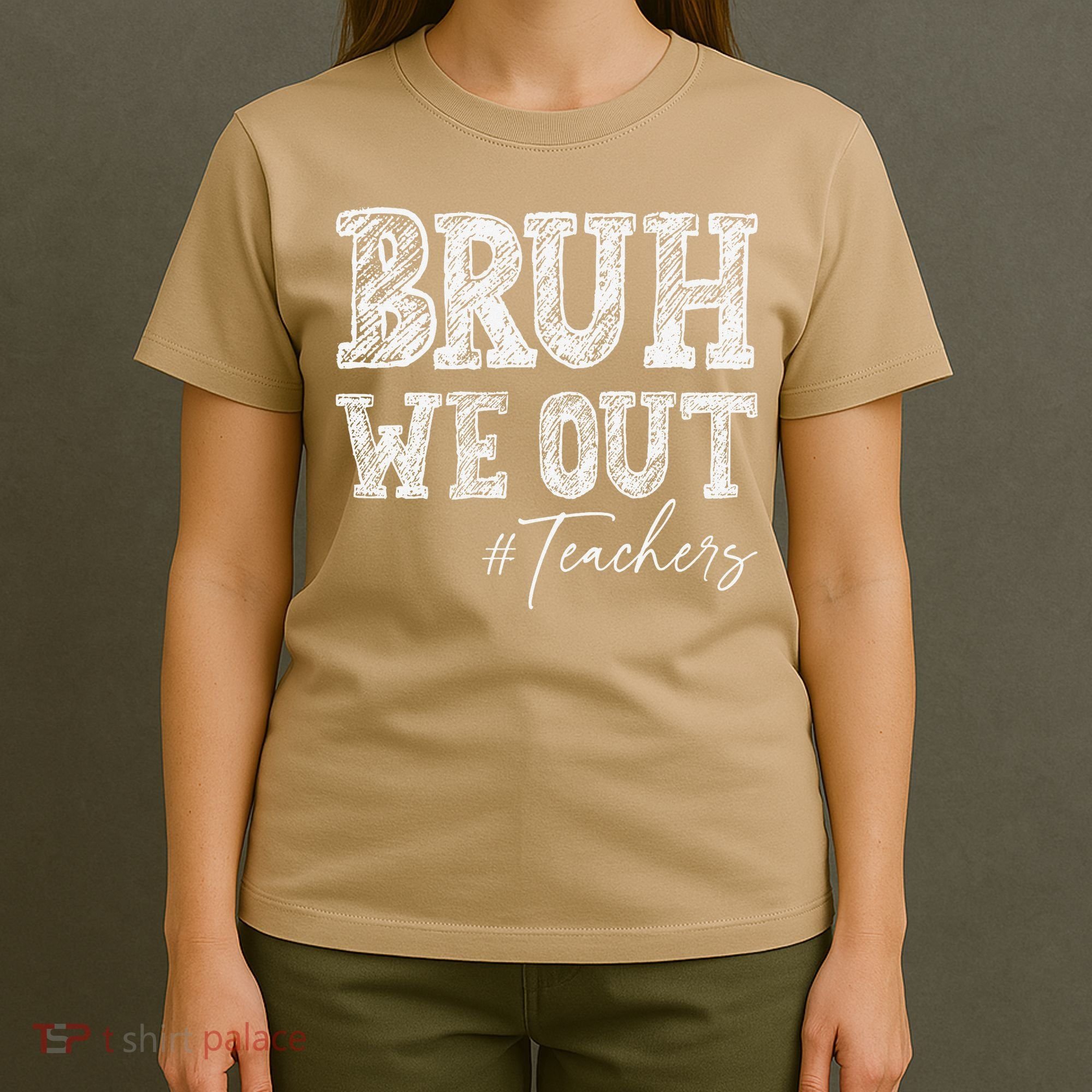 Bruh We Out Teachers Graduation Summer T-Shirt