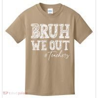 Bruh We Out Teachers Graduation Summer Kids T-Shirt thumb 0